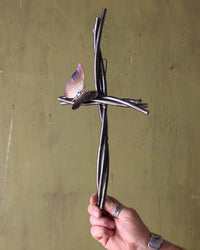 Butterfly & Vine Cross