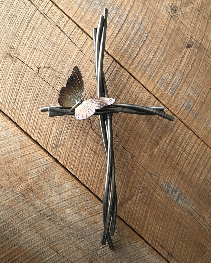 Butterfly & Vine Cross