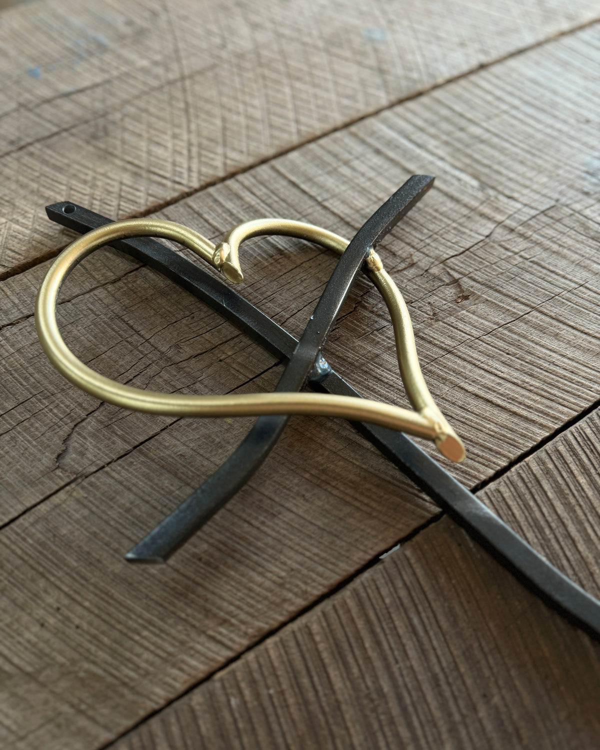 The Heart of Gold Promise Cross
