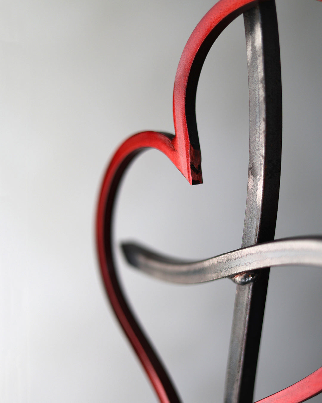 Blooming Heart Cross