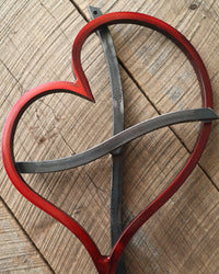 Blooming Heart Cross