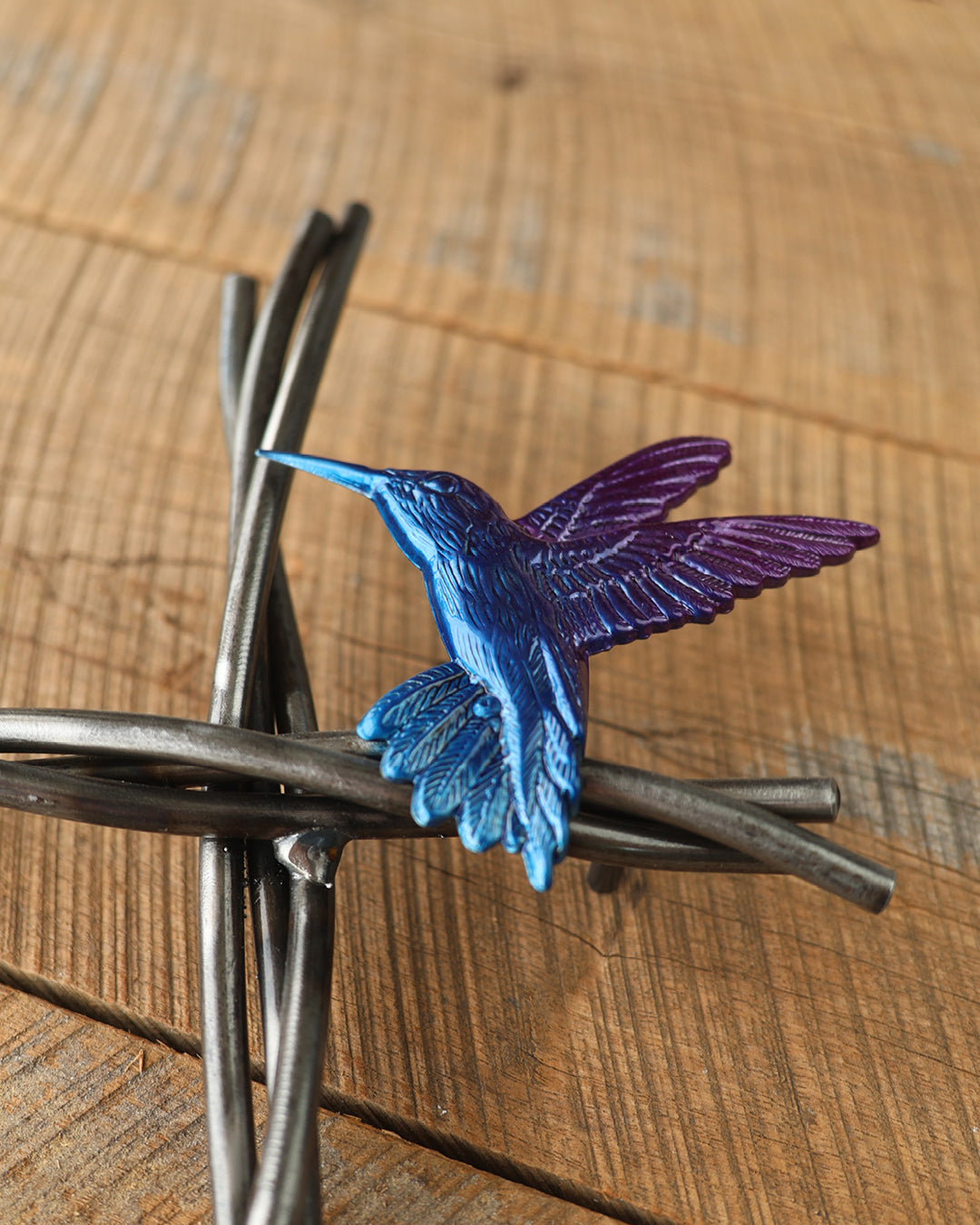 Hummingbird & Vine Cross